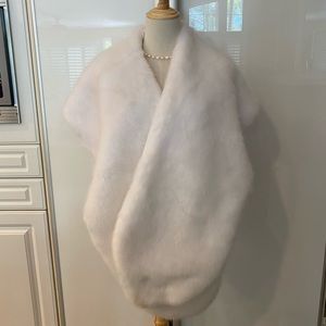 COPY - Restoration Hardware Luxury Faux Fur Shrug